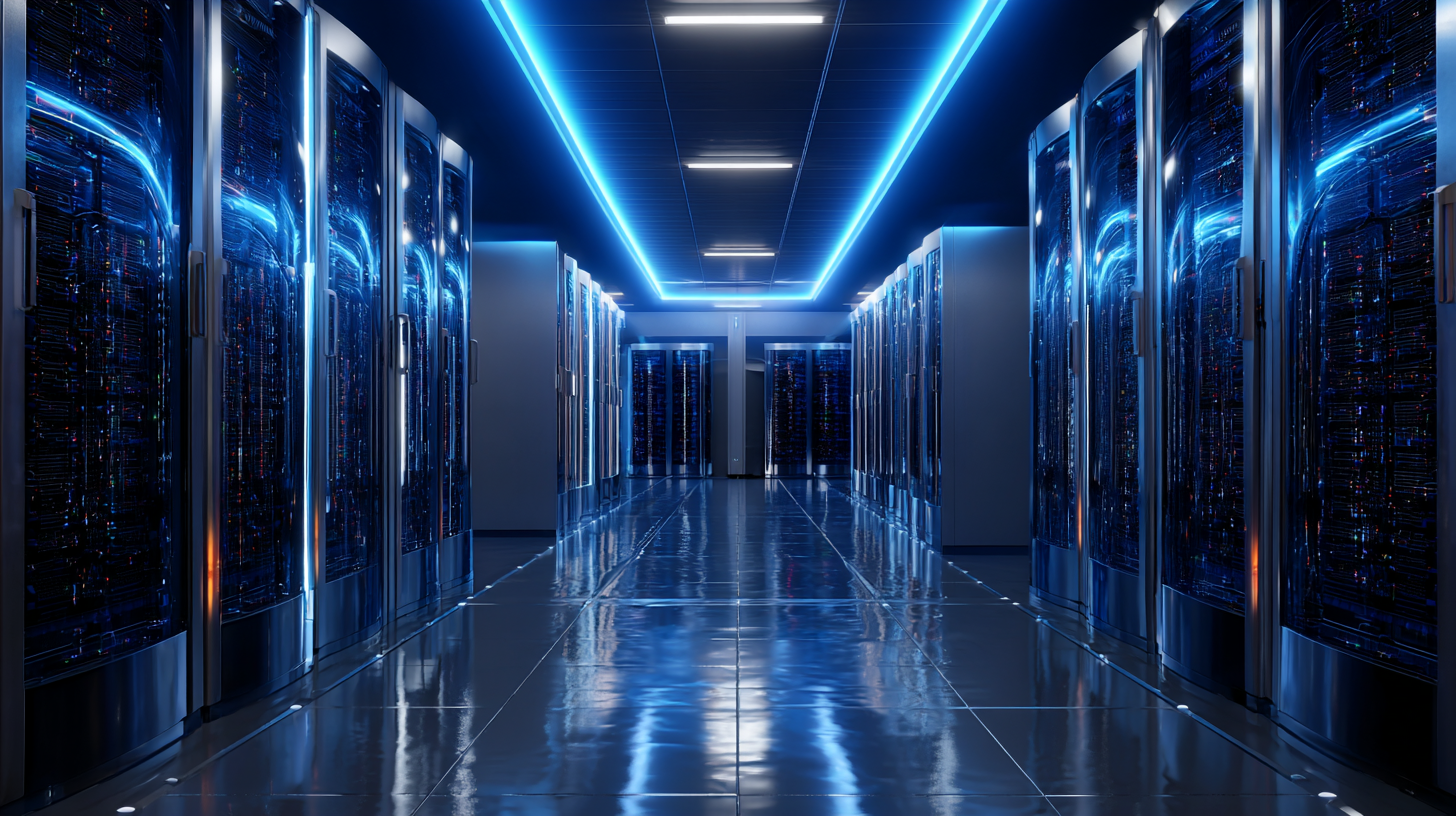 Modern server room — Dutch cloud infrastructure
