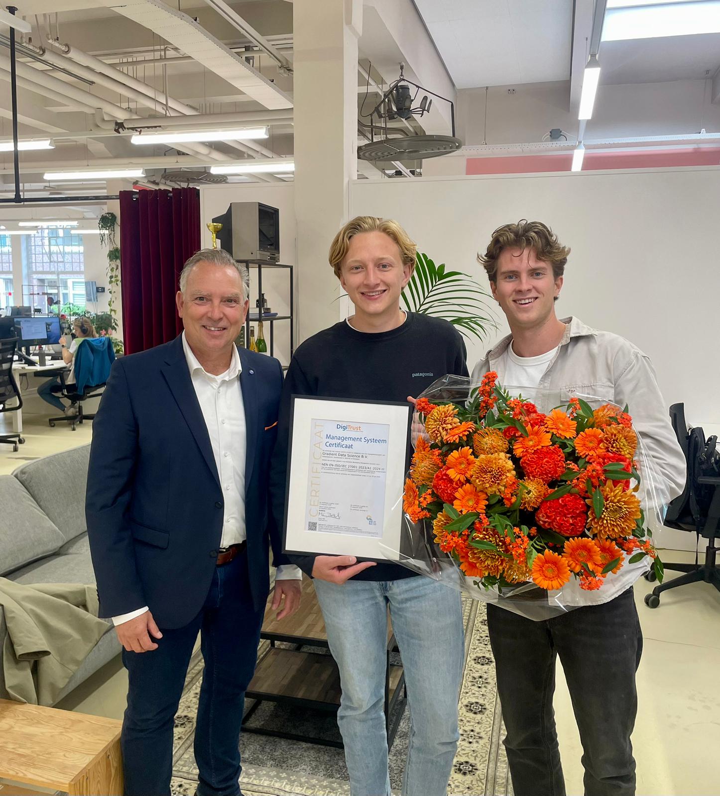 Gradient receives ISO 27001 certificate from DigiTrust
